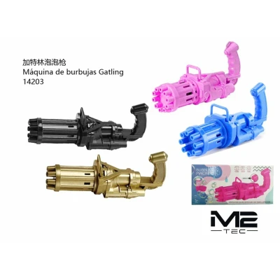Pistola de Burbujas Gatling 14203 | Mayorista M2TEC