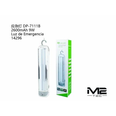 Luz Emergencia LED DP-7111B 9W 2600mAh | Mayorista M2TEC