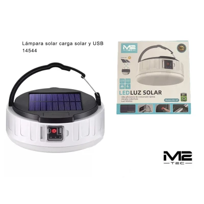 Lámpara Solar LED M2-HP con Carga Dual USB | M2TEC 14544
