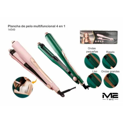 Plancha de Pelo Multifuncional 4 en 1 M2TEC 14549