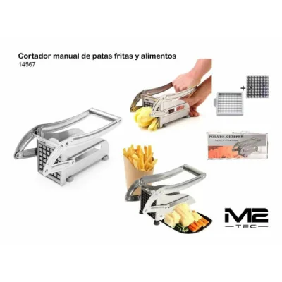 Cortador manual de patatas y vegetales M2TEC 14567