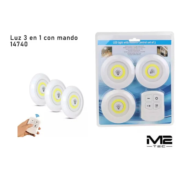 Luz LED con Mando a Distancia