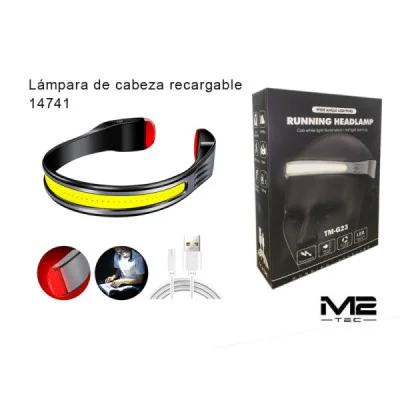 Linterna de Cabeza LED COB Recargable 14741 | M2TEC