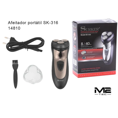 Afeitadora Surker SK-316 Recargable Profesional | M2TEC
