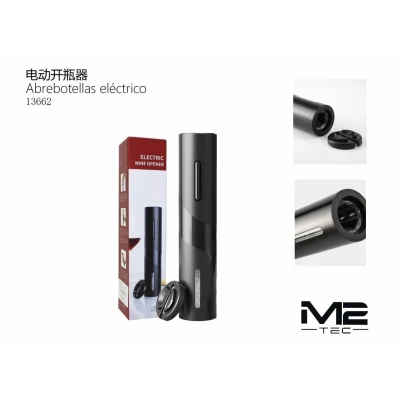 Sacacorchos Eléctrico Profesional M2TEC 13662 - Negro