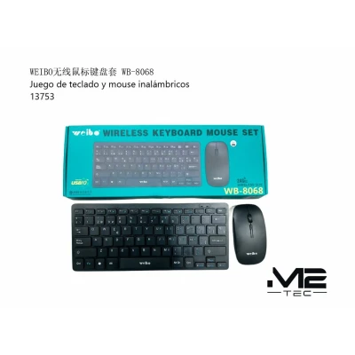 Combo Teclado y Ratón Inalámbrico WEIBO WB-8068 | M2TEC
