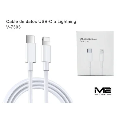 Cable USB-C a Lightning 1m M2TEC V-7303 | Mayorista B2B