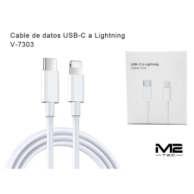 Câble USB-C vers Lightning de 1 mètre en gros | M2TEC, grossiste