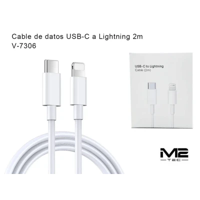 USB-C to Lightning Cable, 2M Wholesale | M2TEC Wholesale