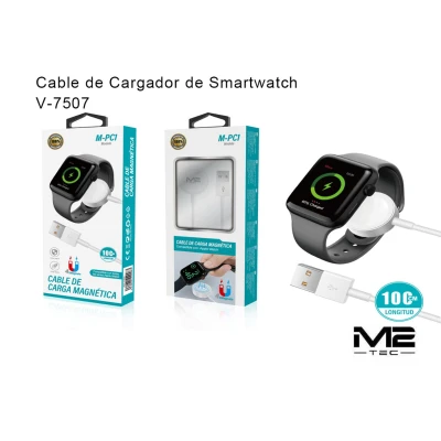 Cabo Carga Magnética M2TEC V-7507 para Smartwatch 100cm