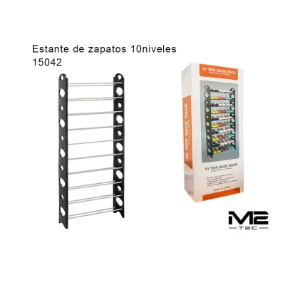 Étagère à chaussures 10 niveaux en gros | M2TEC Grossiste