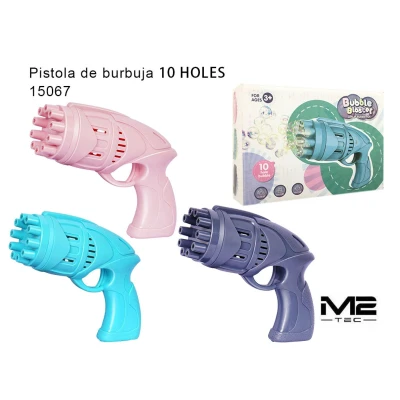 Pistola de Burbujas 10 Salidas Ref. 15067 | M2TEC Mayorista
