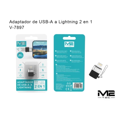 Adaptador USB-A para Lightning no atacado | Atacadista M2TEC