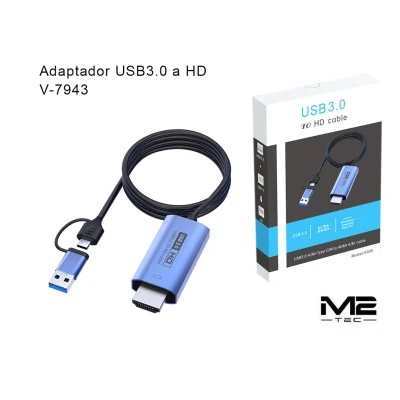 Cabo USB-A para HDMI V05E no atacado | Atacadista M2TEC