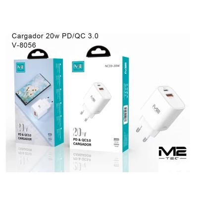 Carregador USB-C PD de 20 W no atacado | Atacadista M2TEC