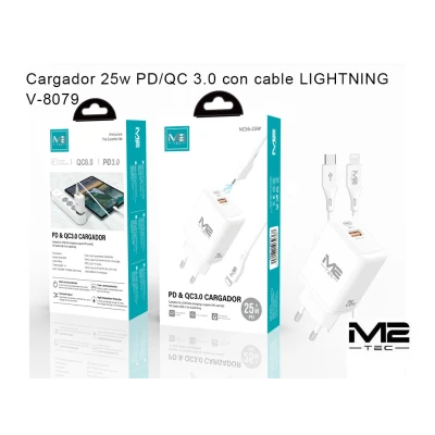 Chargeur USB-C avec câble USB-C vers Lightning en gros | M2TEC Ma...