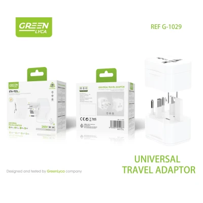 Adaptador Viagem Universal GreenLyca G-1029 | M2TEC Grossista