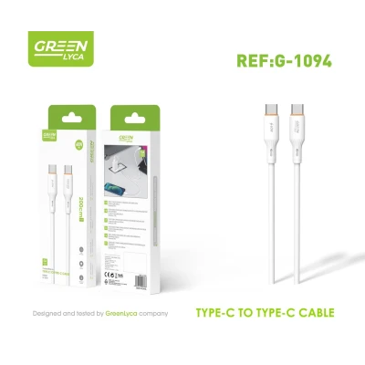 Câble USB-C vers USB-C 5A 2m (charge rapide) Vente en gros | M2TEC Wholesale...