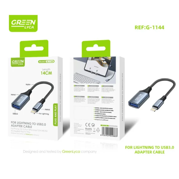 Cable Adaptador Lightning a USB 3.0