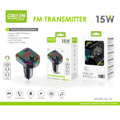 FM Transmitter 15W GL-F6 wholesale | M2TEC Wholesaler