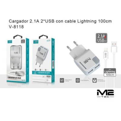 Chargeur Lightning 2,1 A en gros | M2TEC, grossiste