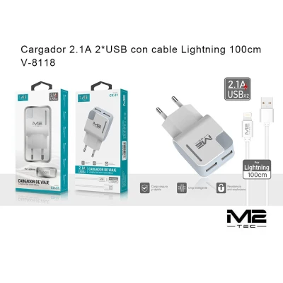 Lightning Charger, 2.1 A Wholesale | M2TEC Wholesaler