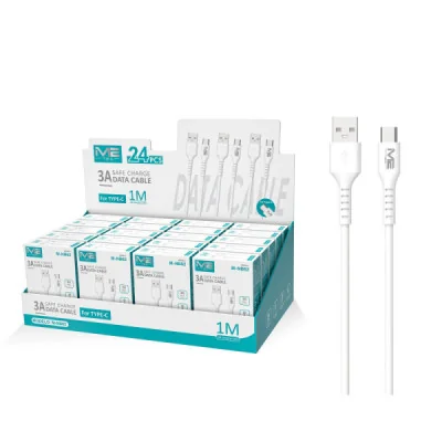 Cable USB a USB-C M2TEC M-NB62 1M 3A | Caja 24 Unidades