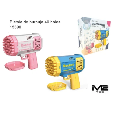 Automatic Bubble Machine 40 Holes Toy Wholesale | M2TE...