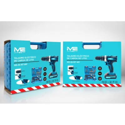 Kit de perceuse électrique WD-04 à batterie lithium-ion 48 V en gros | M2...