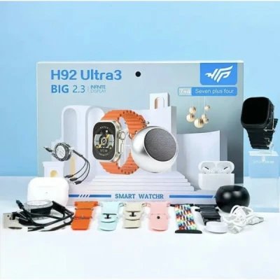 Reloj Inteligente H92 Ultra 3 Pack 7+4 Accesorios | M2TEC