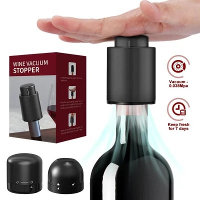 Tapón de Botella de Vino al Vacío - Conserva el Sabor y Aroma por Más 