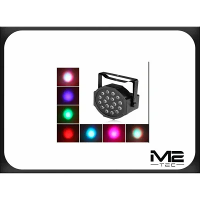 Foco LED Discoteca 18 LED RGB - Ref. 11630 | M2TEC