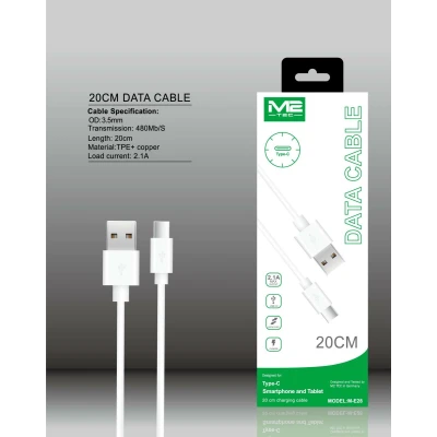 USB-C Fast Charging Cable (2.4A), 20cm Wholesale | M2TEC ...