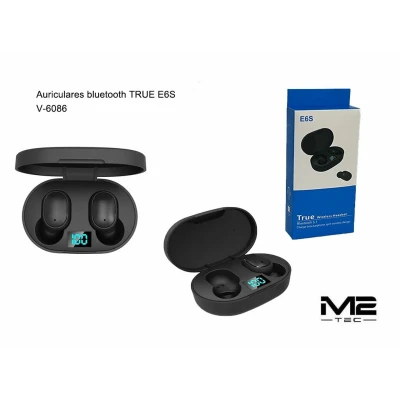 Écouteurs sans fil E6S TWS avec microphone en vente en gros | M2TEC...