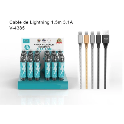 Câble USB pour iPhone 5/6, 1,5 mètre, vente en gros | M2TEC Wholesale
