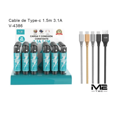 USB to USB-C Cable, 1.5M Wholesale | M2TEC Wholesale