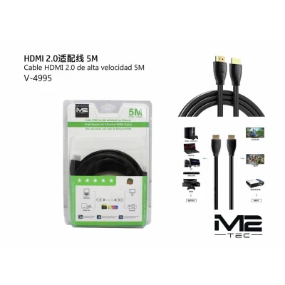 Cabo HDMI de alta velocidade com Ethernet (HEC) para atacado | M2TE...