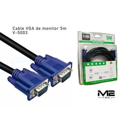 Cable VGA Monitor 5m M2TEC V-5003 | Mayorista Electrónica