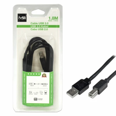 Câble USB 2.0 - 1,8 mètre - Vente en gros | M2TEC (Grossiste)