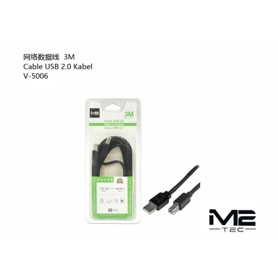 Cable Impresora USB 2.0 3 Metros V-5006 | M2TEC