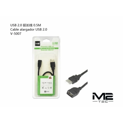 Cable Alargador USB 2.0 M2TEC V-5007 0.5 Metros