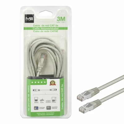 Cable de Red Cat 5e M2TEC 3m Apantallado | Ref. V-5017