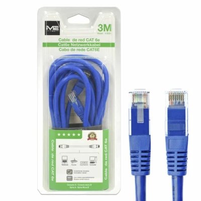 Câble réseau Cat 6e - 3 mètres - Vente en gros | M2TEC, grossiste