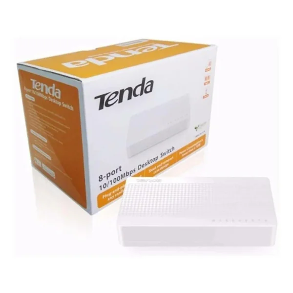 Tenda Switch de Red de 8 Puertos