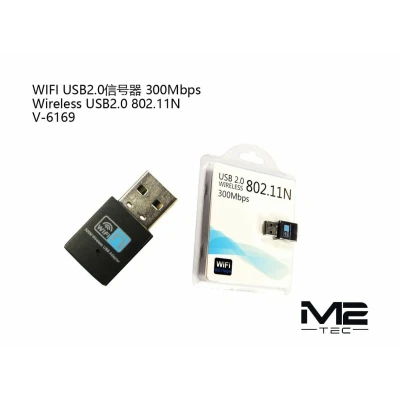 Adaptador USB WiFi N 300Mbps V-6169 | M2TEC Grossista