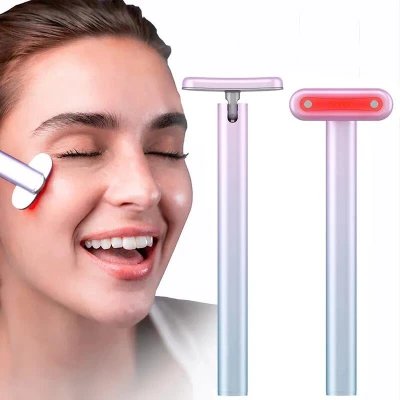 Appareil de massage facial 4 en 1 avec lumière LED rouge - Vente en gros | M2TEC Mai...