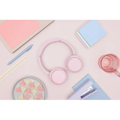 Sony MDR-ZX110AP Auriculares de Diadema con Micrófono, Color Rosa