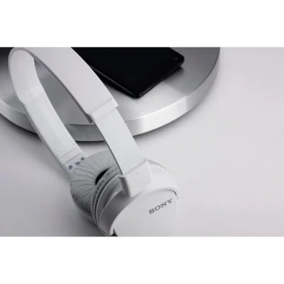 Sony MDR-ZX110AP Audífonos con Micrófono, Blanco (HY05)