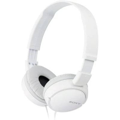 Fones de ouvido Sony MDR-ZX110AP com microfone, brancos (HY05) - atacado...