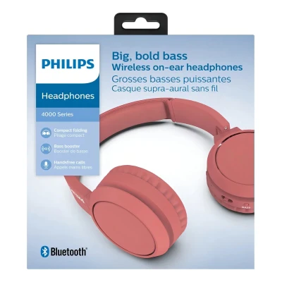 Casque audio Philips TAH4205 rouge en gros | Grossiste M2TEC